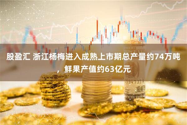 股盈汇 浙江杨梅进入成熟上市期总产量约74万吨，鲜果产值约63亿元